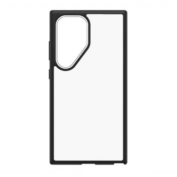 OtterBox React Case für Samsung Galaxy S24 Ultra - Black Crystal Clear/Black mit Drop+ Schutz