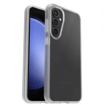 OtterBox React Case für Samsung Galaxy S24 Ultra, Transparent - MIL-STD-810G Sturzsicherung, kabelloses Laden kompatibel, recycelter Kunststoff