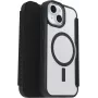 OtterBox React Folio MagSafe Series Case für Apple iPhone 15/14/13 - Black Crystal (Transparent Schwarz)