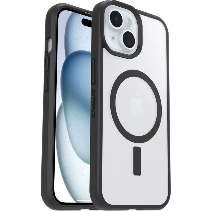 OtterBox React MagSafe Case für iPhone 16e/15/14/13 - Clear/Black
