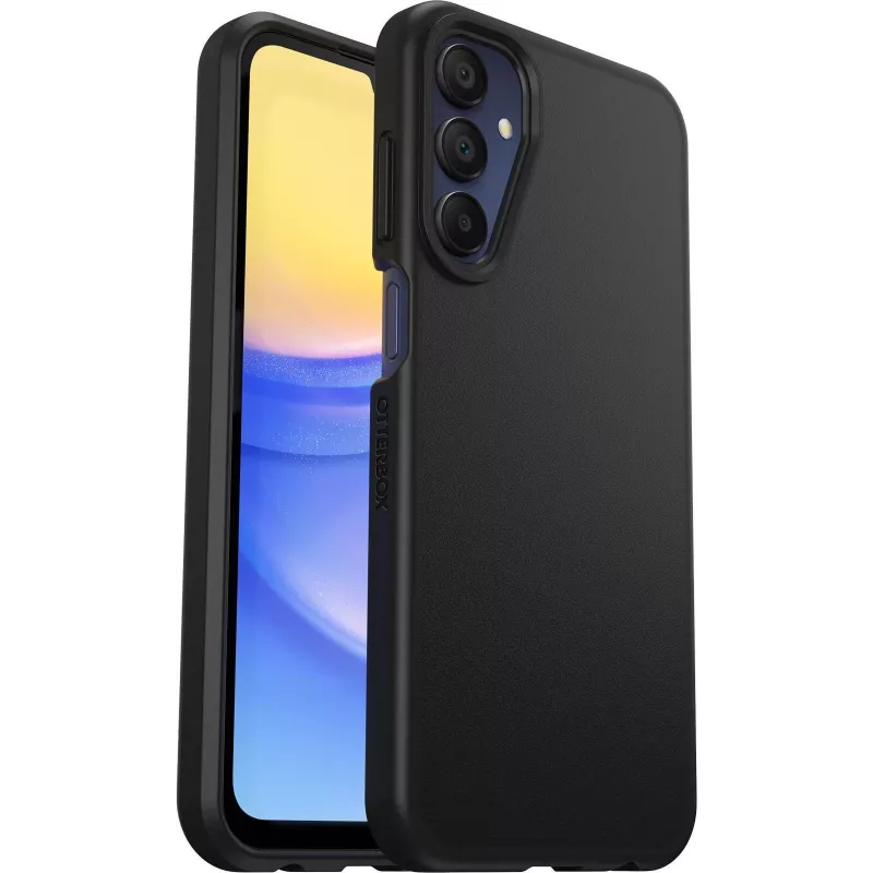 OtterBox React Series Back Cover für Samsung Galaxy A15 5G - Schwarz