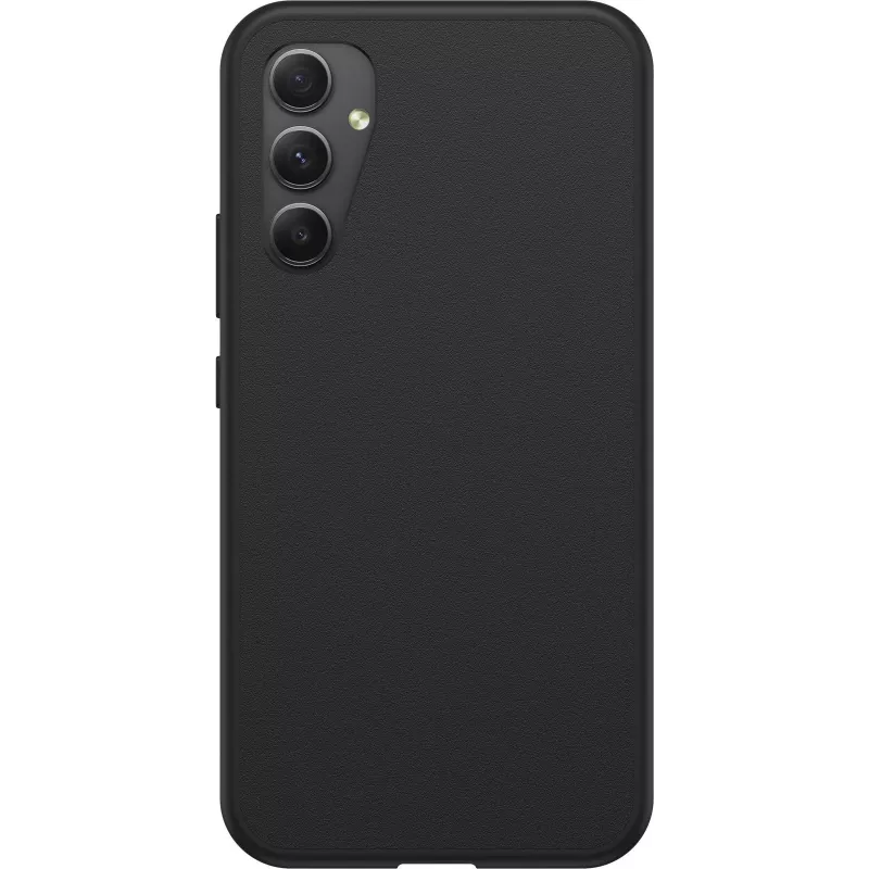 OtterBox React Series Back Cover für Samsung Galaxy A34 5G Schwarz Pro Pack (77-91637)