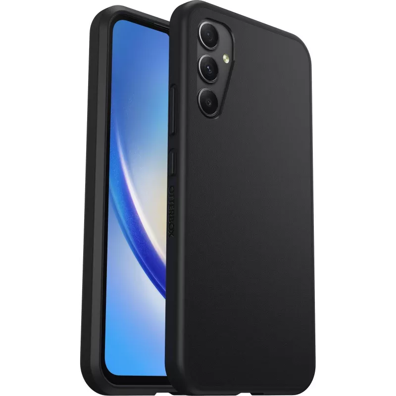 OtterBox React Series Back Cover für Samsung Galaxy A34 5G Schwarz Pro Pack (77-91637)