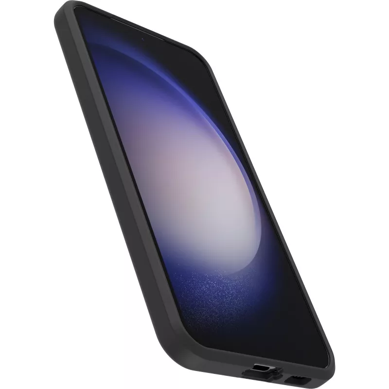 OtterBox React Series Rückseitige Abdeckung für Samsung Galaxy S23+ - Antimikrobiell, Black Crystal 77-91304
