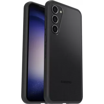 OtterBox React Series Rückseitige Abdeckung für Samsung Galaxy S23+ - Antimikrobiell, Black Crystal 77-91304