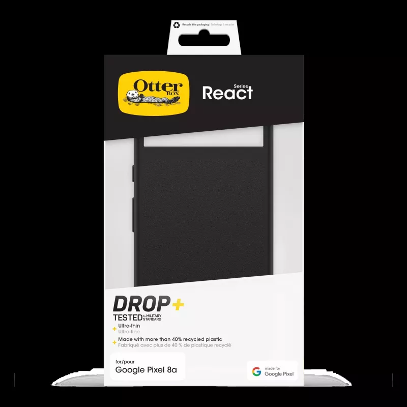 OtterBox React Series Case für Google Pixel 8a - Schwarz