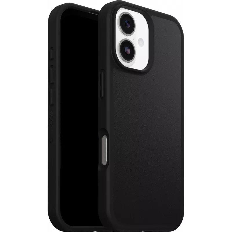 OtterBox React Series MagSafe Case für iPhone 15 Pro Max - Black Crystal (Transparent/Schwarz)