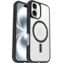 OtterBox React Series MagSafe Case für iPhone 16 - Black Crystal (Transparent/Schwarz)