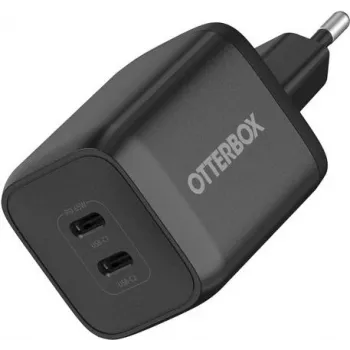 OtterBox Standard 65W GaN USB-C Wall Charger mit 2 Ports (45W+20W PD) Schwarz