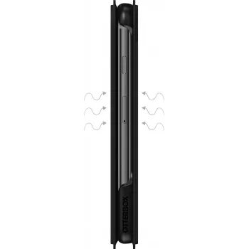 OtterBox Strada Series Flip-Hülle für Apple iPhone 6/6s/7/8/SE (2. & 3. Gen) - Schwarz