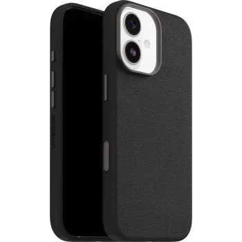 OtterBox Symmetry Cactus Leather Camera Control Case für iPhone 17 - Noir Ash Black