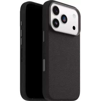 OtterBox Symmetry Cactus Leather Camera Control für iPhone 17 Pro Ash Black