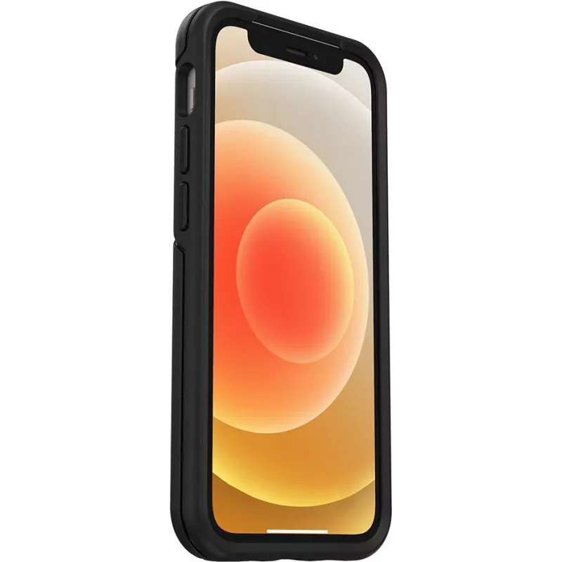 OtterBox Symmetry Series Rückseitige Abdeckung für Apple iPhone 12 / 12 Pro – Schwarz 77-66197