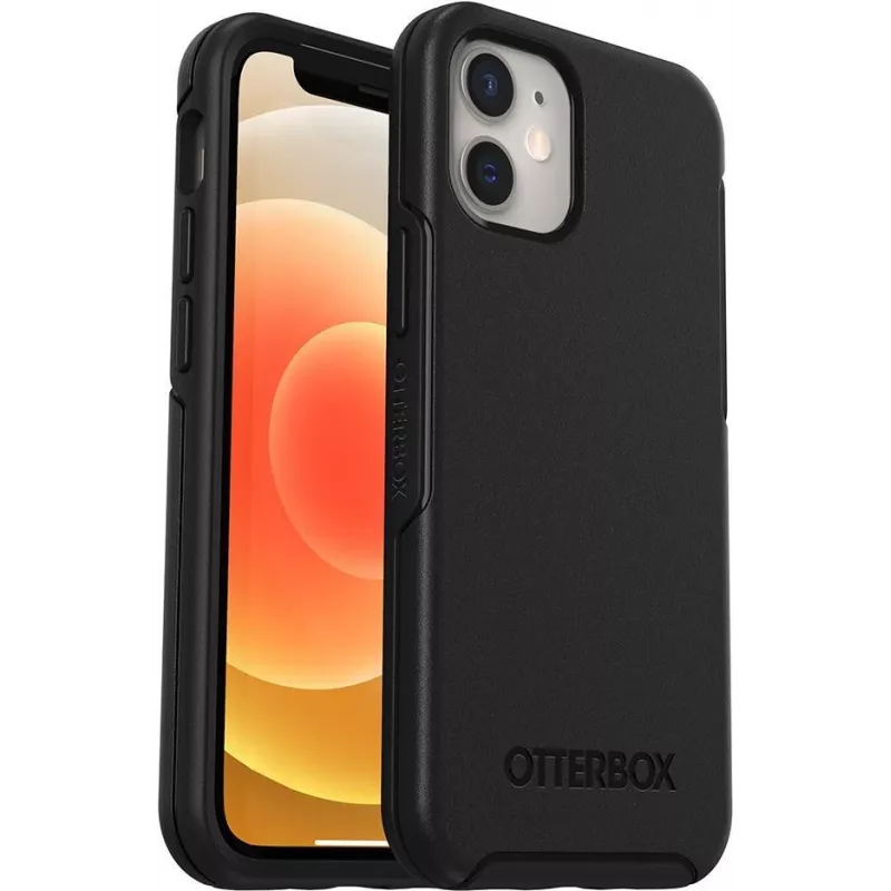 OtterBox Symmetry Series Back Cover für Apple iPhone 12 / iPhone 12 Pro - Schwarz