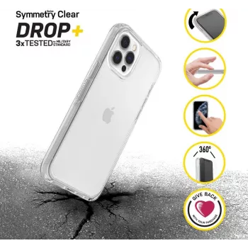 OtterBox Symmetry Series Case für iPhone 12 und iPhone 12 Pro - Clear