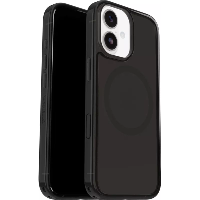 OtterBox Symmetry Series Clear MagSafe Case for iPhone 17 - Black Mist