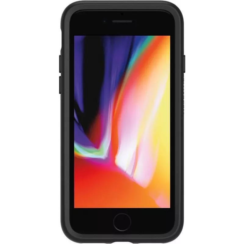OtterBox Symmetry Series Pro Pack - Rückseitenabdeckung für Apple iPhone 7, 8, SE (2. Gen), SE (3. Gen) - Polycarbonat, Synthetikkautschuk - Schwarz