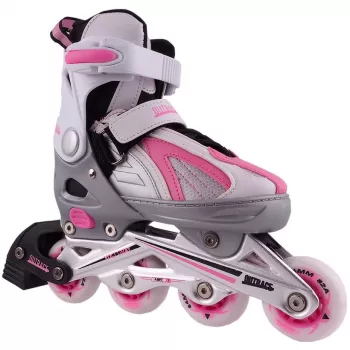 OUTDOOR EDGE Outrace Volt Inline-Skates Grau-Rosa verstellbar Größe EU 40-43
