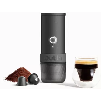 OutIn Mino Tragbare Elektrische Espressomaschine - Space Grey