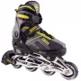 Outrace Flash Boy PW-126B-79 Verstellbare Kinder-Inline-Skates Schwarz Blau