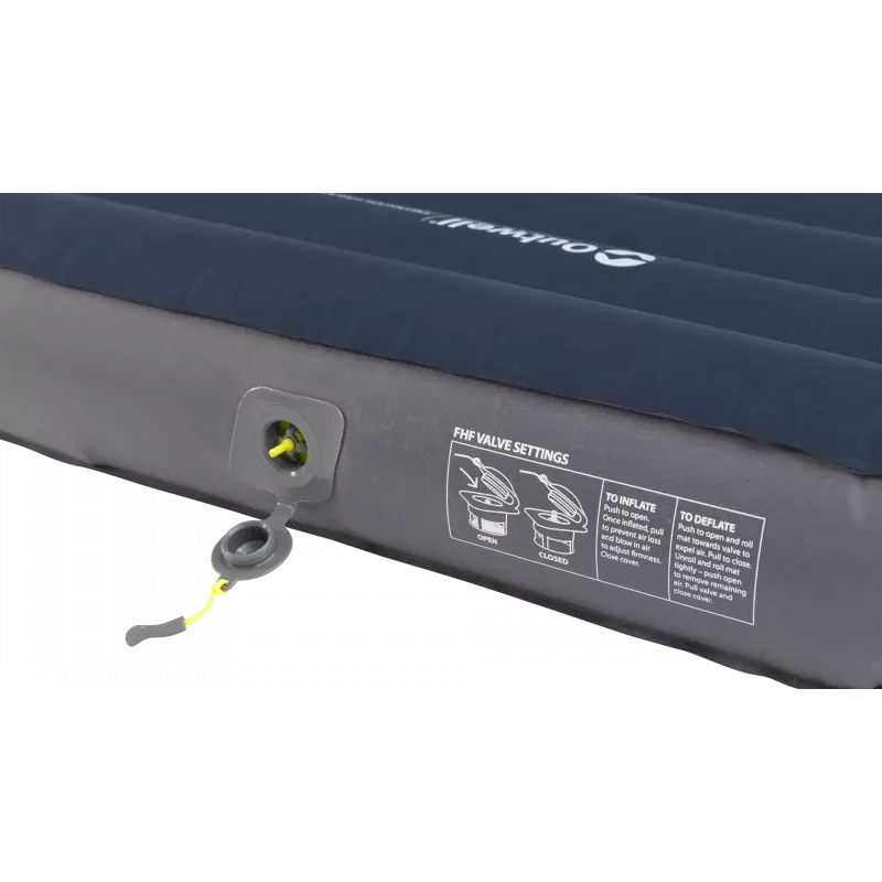 Outwell Dreamscape Isolierte Selbstaufblasende Einzel-Luftmatratze, 205x77x12 cm, Navy