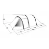 Outwell Earth 5 5-Personen Tunnelzelt – 2 Räume, 3000mm Wassersäule, Grün