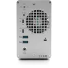OWC Mercury Elite Pro Dual 2-Bay RAID Gehäuse mit 3-Port USB-Hub, USB 3.2 Gen 2 Type-C (Silber)