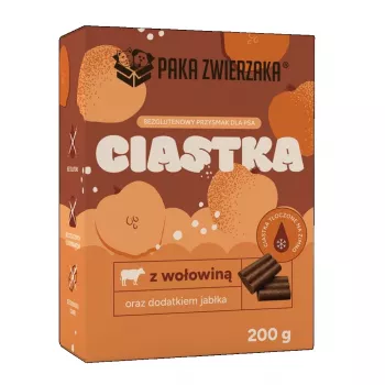 Paka Zwierzaka Beef with Apple Treat 200g