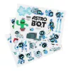 Paladone AstroBot Kühlschrankmagnete - 34-teiliges Magnetset, 3 Bögen, Space-Roboter-Design