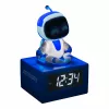 Paladone AstroBot Icon Alarm Clock - Grau/Weiß Digitaler LCD-Roboterwecker mit Schlummerfunktion