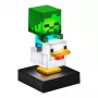 Paladone Chicken Jockey Icon Light - Offiziell lizenziertes Minecraft LED-Tisch-/Nachtlicht