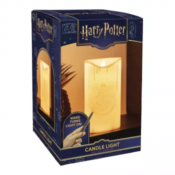 Paladone Harry Potter LED Kerzenlicht-Set mit Zauberstab-Fernbedienung V3 – 10 schwebende flackernde Kerzen