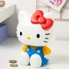 Paladone Hello Kitty Spardose in Form - Keramik Münzbox, Offizielles Sanrio Merchandise, Weiß/Rosa/Schwarz, 13,5 x 13,5 x 16,5 cm