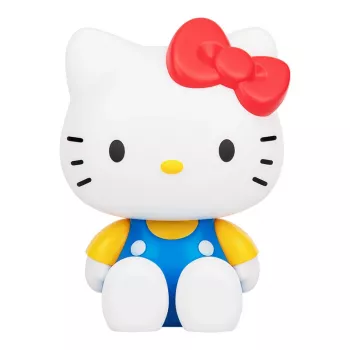 Paladone Hello Kitty Spardose in Form - Keramik Münzbox, Offizielles Sanrio Merchandise, Weiß/Rosa/Schwarz, 13,5 x 13,5 x 16,5 cm