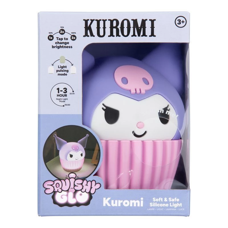 Paladone Kuromi SquishyGlo Silikonleuchte Wiederaufladbar