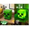Paladone Minecraft Creeper SquishyGlo Silikonlicht Wiederaufladbar – Dimmbares grünes LED-Nachtlicht mit 3 Helligkeitsstufen und Micro-USB-Ladung