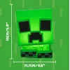 Paladone Minecraft Creeper SquishyGlo Silikonlicht Wiederaufladbar – Dimmbares grünes LED-Nachtlicht mit 3 Helligkeitsstufen und Micro-USB-Ladung