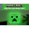 Paladone Minecraft Creeper Wandmontierbares LED-Neonlicht