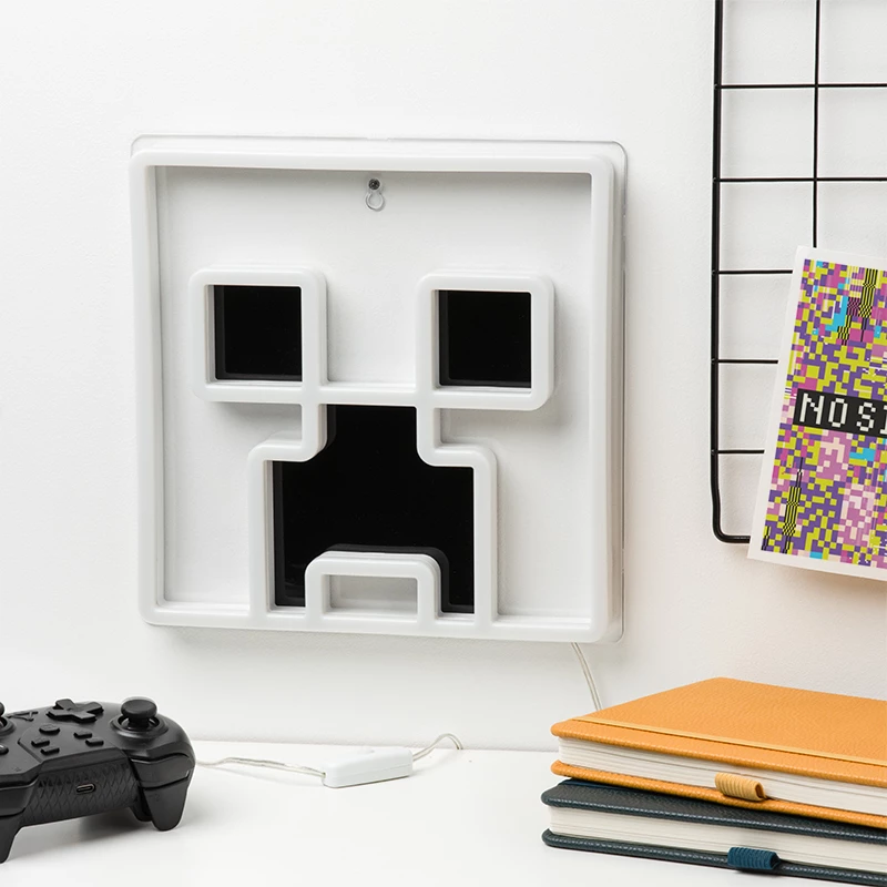 Paladone Minecraft Creeper Wandmontierbares LED-Neonlicht