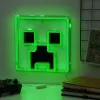 Paladone Minecraft Creeper Wandmontierbares LED-Neonlicht