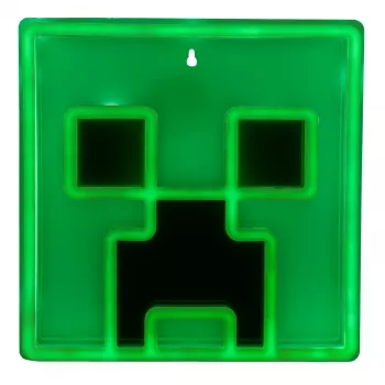 Paladone Minecraft Creeper Wandmontierbares LED-Neonlicht