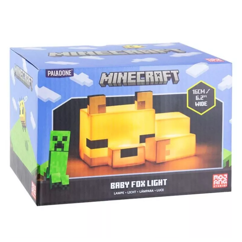 Paladone Minecraft Fox Light - Offizielles LED Icon Light
