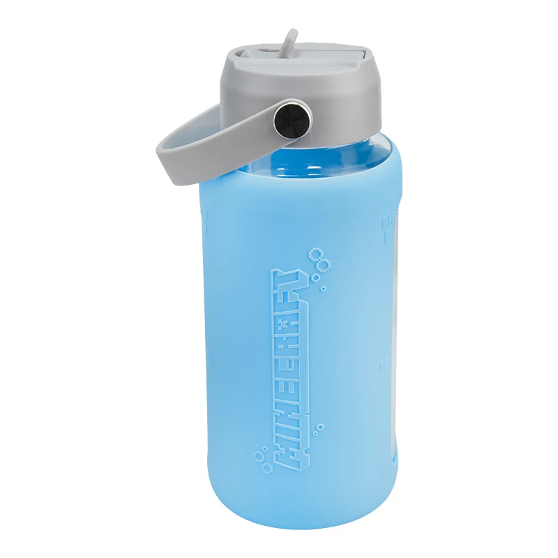 Paladone Minecraft Glas-Wasserflasche 450 ml Creeper-Design