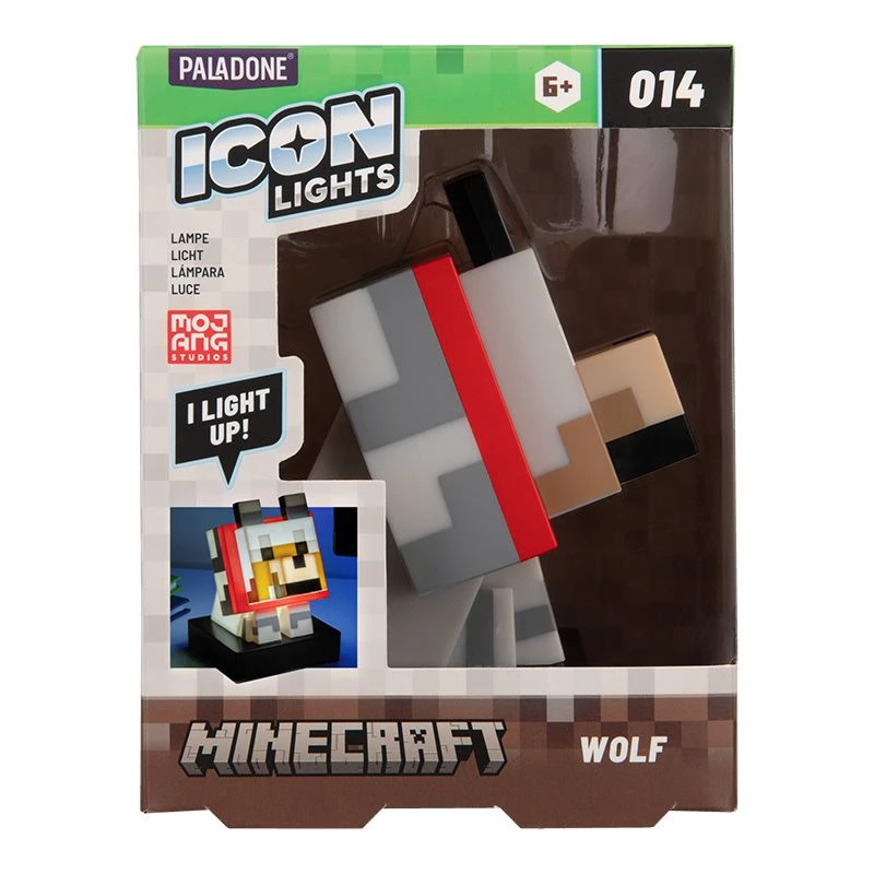 Paladone Minecraft Wolf Icon Licht