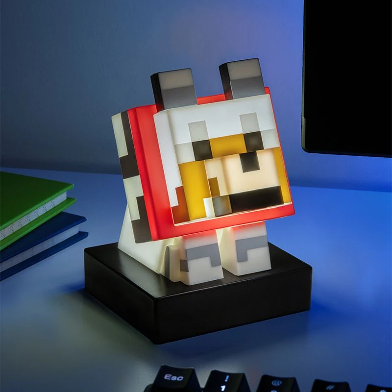 Paladone Minecraft Wolf Icon Licht