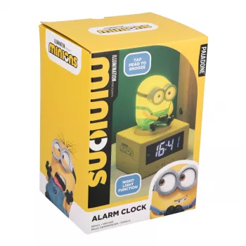 Paladone Minions Icon Wecker - Digital LED, USB-betrieben, Snooze