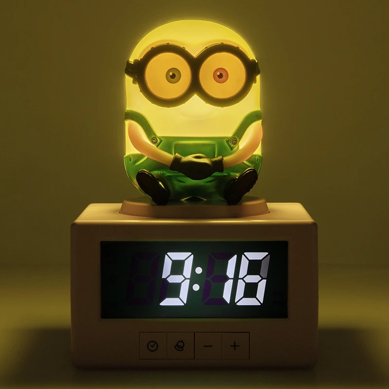 Paladone Minions Icon Wecker - Digital LED, USB-betrieben, Snooze