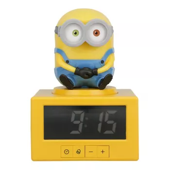 Paladone Minions Icon Wecker - Digital LED, USB-betrieben, Snooze