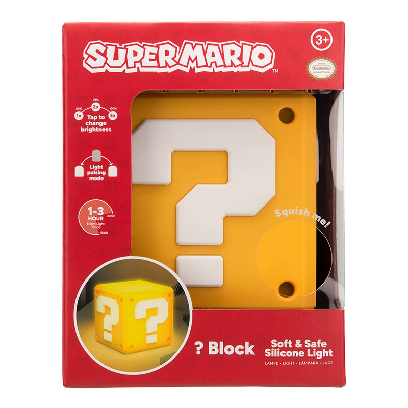 Paladone Question Block SquishyGlo Light Rechargeable