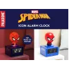 Paladone Spider-Man Icon Wecker - Digital LED, Rot/Schwarz
